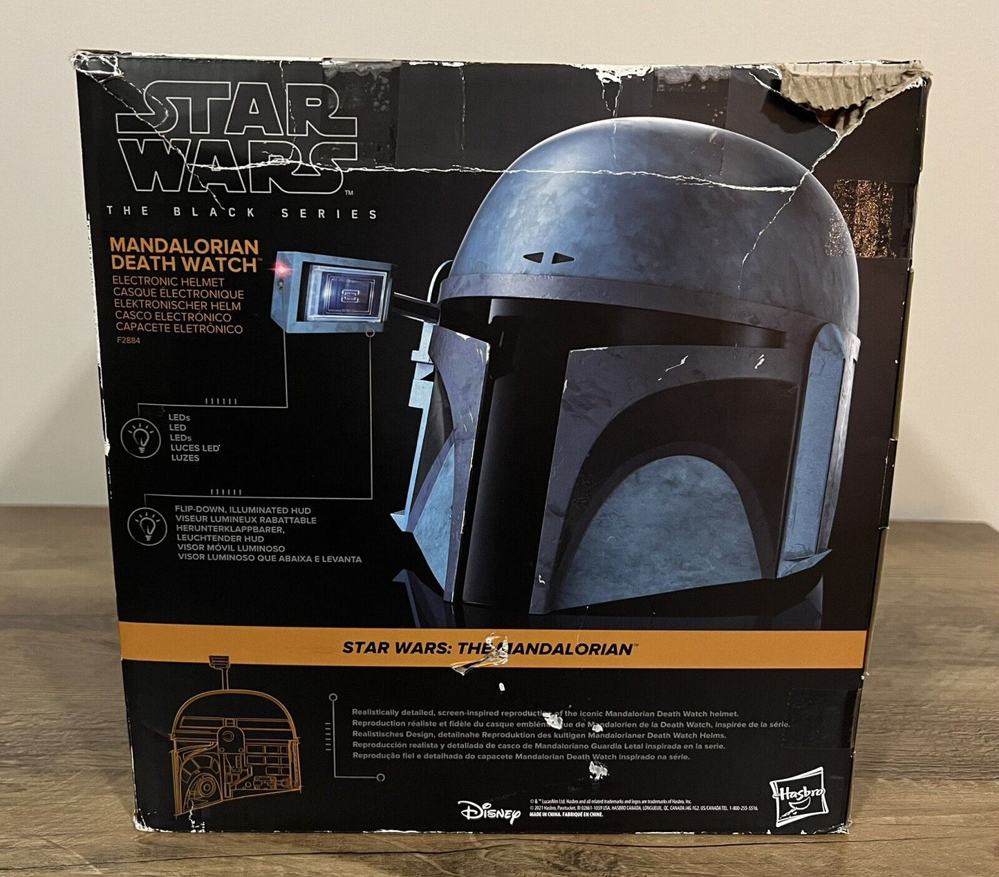 Hasbro Star Wars Black Series Mandalorian Death Watch Helmet (read Description)