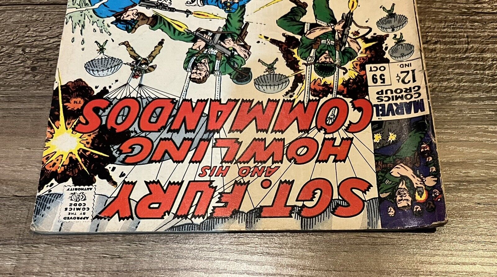 1968 Sgt. Fury and His Howling Commandos #59 Marvel Comic