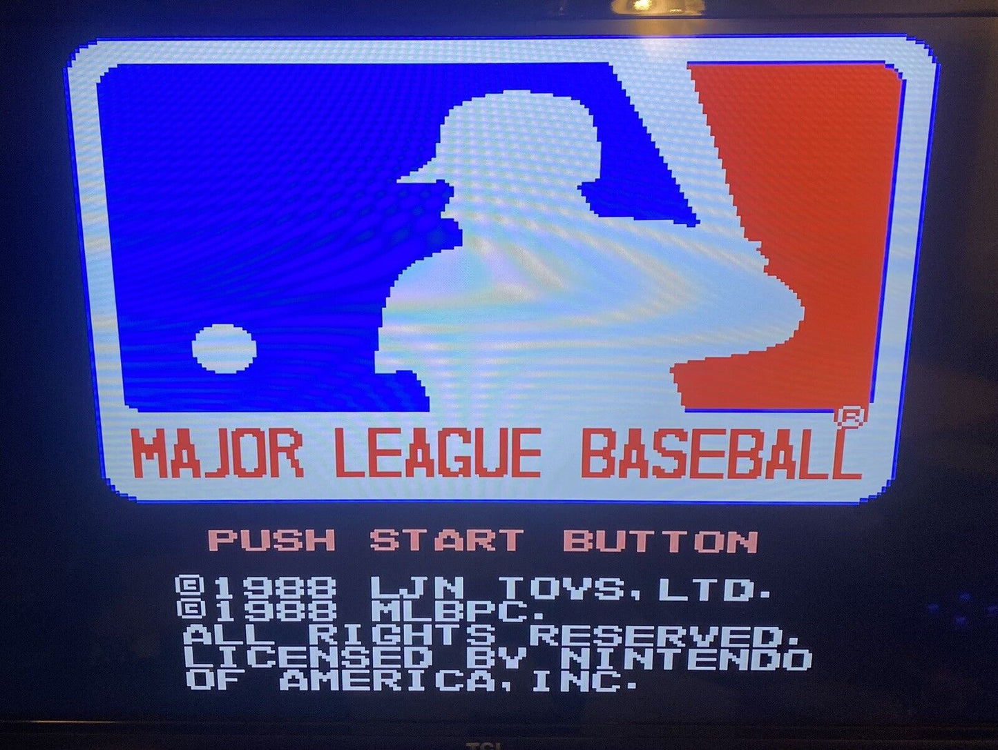 Major League Baseball (Nintendo Entertainment System NES, 1988) Cleaned & Tested