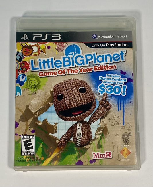 LittleBigPlanet Game of the Year Edition (Sony PlayStation 3, 2009) CIB Complete
