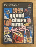 Grand Theft Auto Vice City 2 Disc Set (PlayStation 2 PS2) CIB W/ Manual & Map