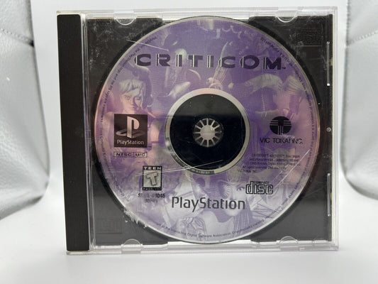 Sony PlayStation 1 PS1 Criticom Disc Only TESTED