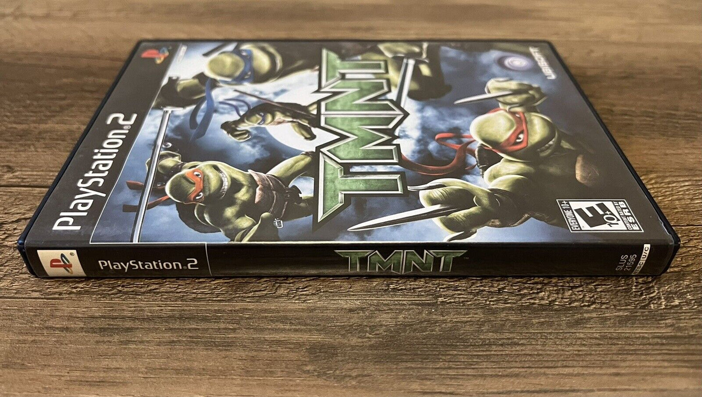 TMNT (Sony PlayStation 2, 2007) Complete W/ Manual Black Label  TESTED