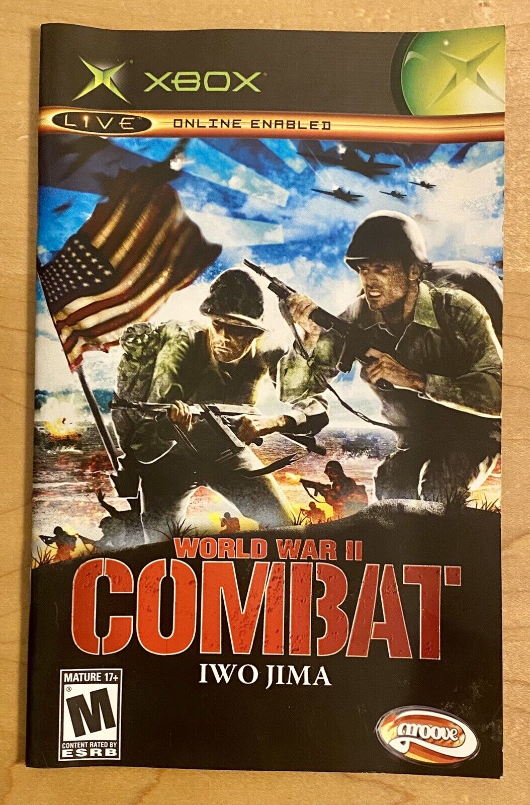 World War II Combat: Iwo Jima (Microsoft Xbox 2006) WW2 WWII, Authentic & Tested