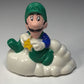 Vintage 1989 Nintendo Luigi On A Cloud Toy Works McDonald’s Happy Meal