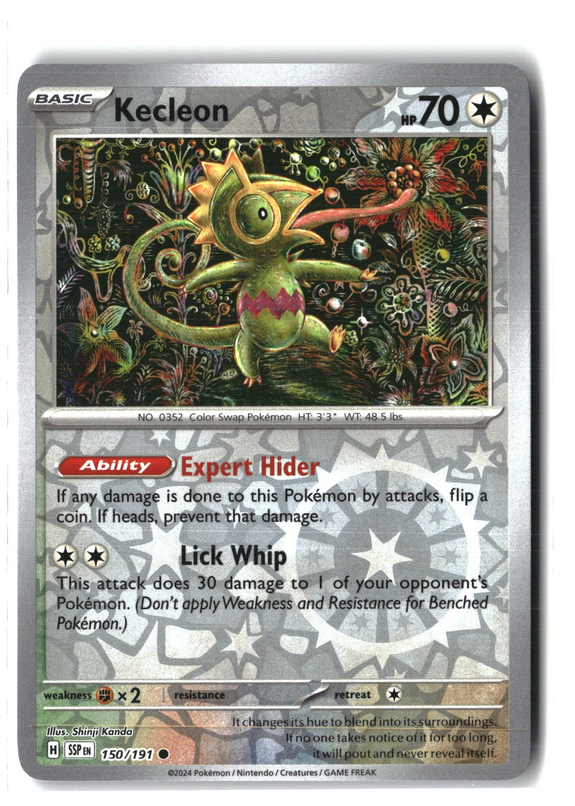 Kecleon Reverse Holofoil NM (Surging Sparks 150/191)