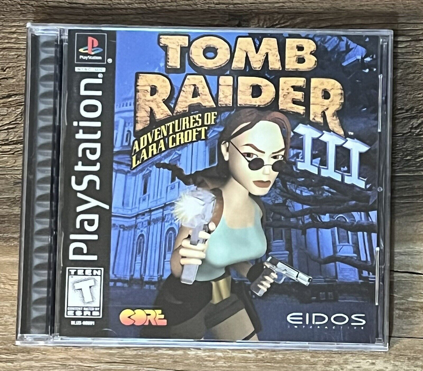 Tomb Raider 3 III: Adventures of Lara Croft (PlayStation 1) Black Label CIB