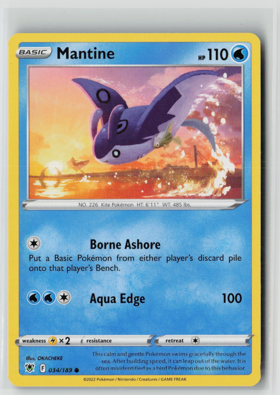 Mantine (SWSH10: Astral Radiance 034/189) NM