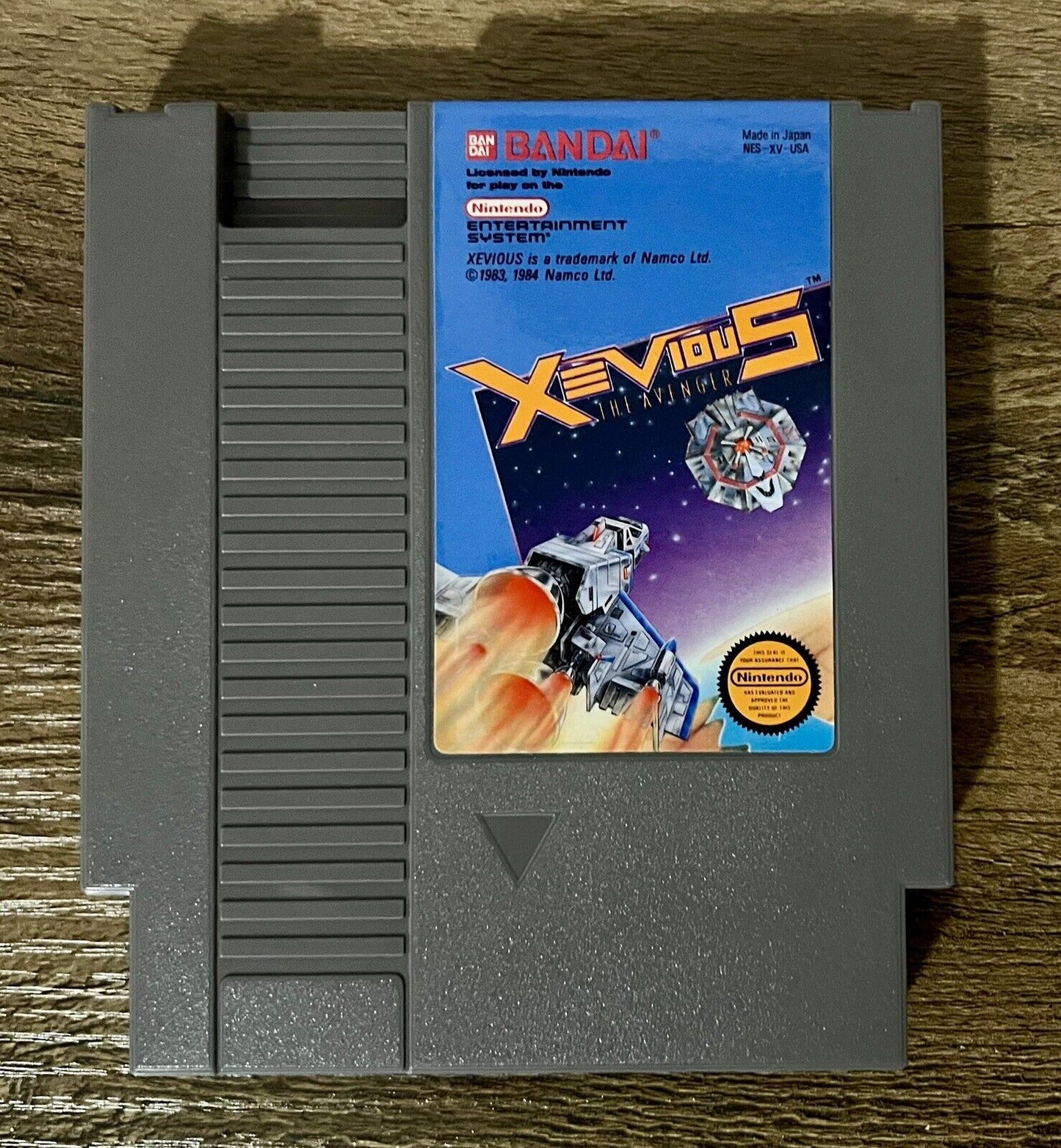 Xevious (Nintendo Entertainment System NES, 1988) *TESTED*