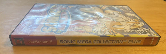 Sonic Mega Collection Plus (Sony Playstation 2 PS2, 2004) CIB W/ Manual, Tested