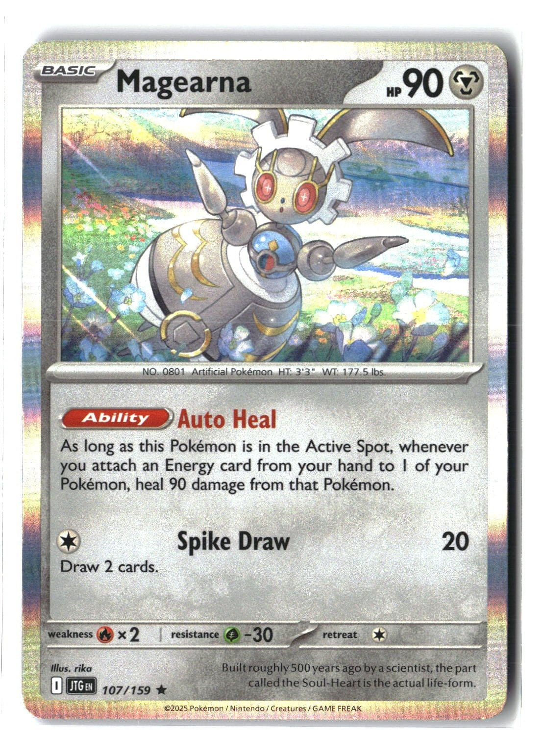 Magearna Holofoil NM (Journey Together 107/159)