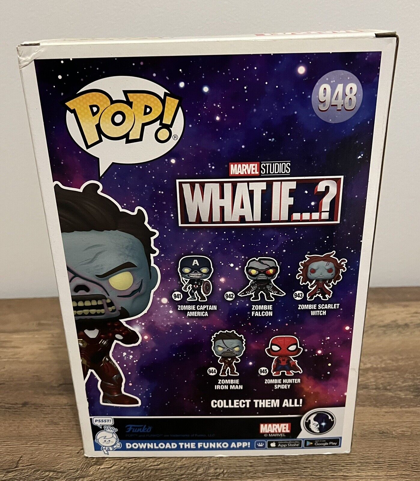 Funko Pop! Jumbo 10” Inch Marvel What If…? Zombie Iron Man Walmart Exc 948 New