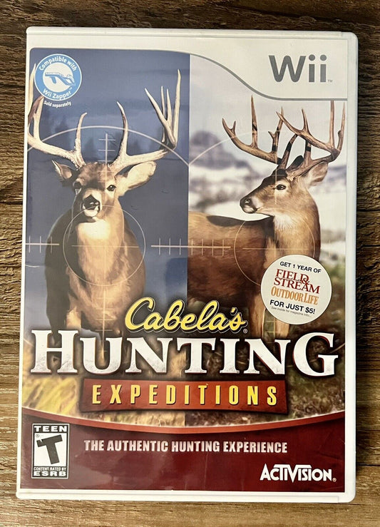 Cabela's Hunting Expeditions (Nintendo Wii, 2012) CIB, Tested And Works!