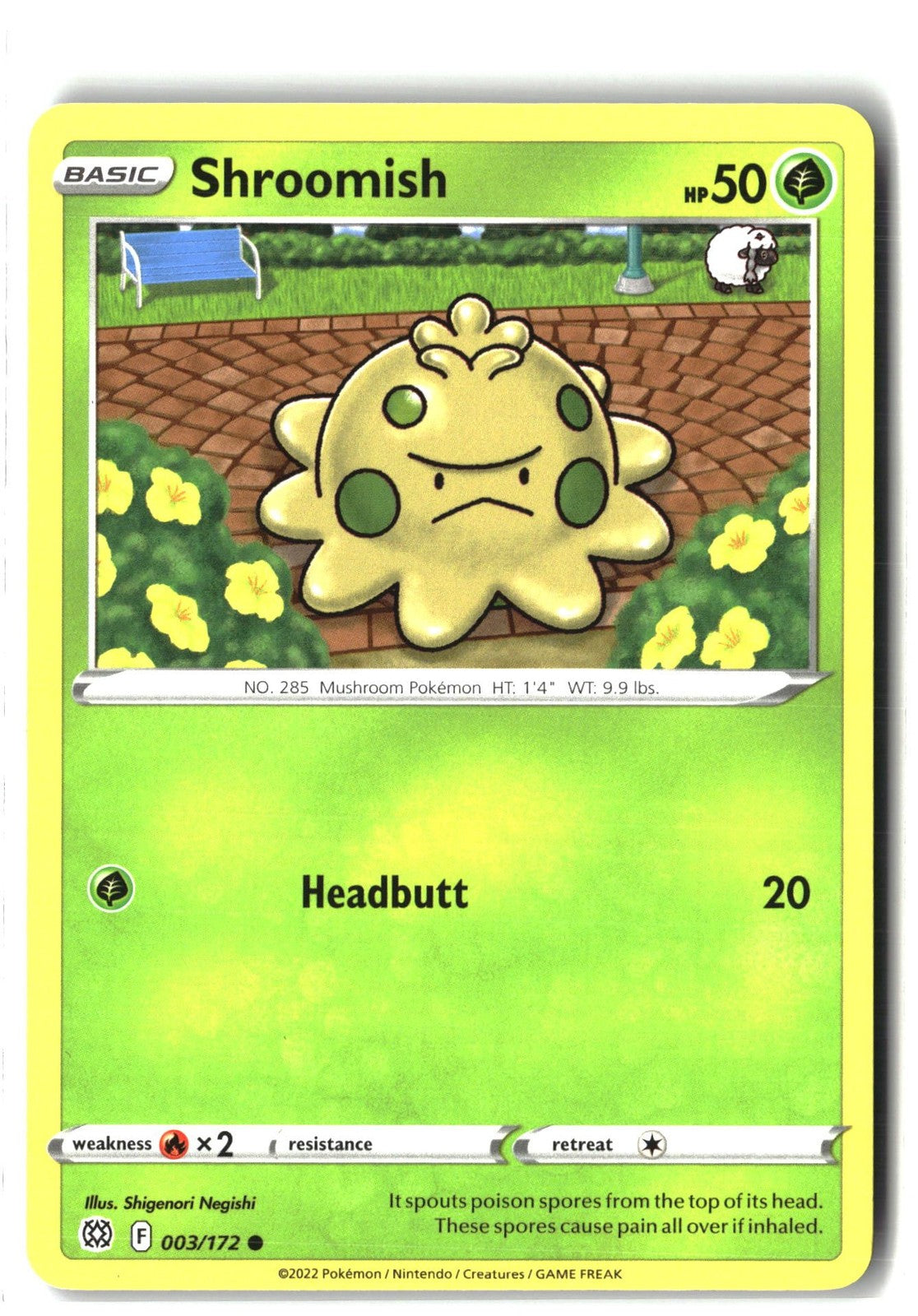 Shroomish (SWSH09: Brilliant Stars 003/172) NM