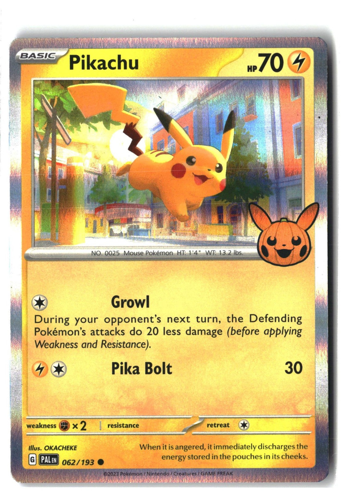 Pikachu TTBB23 Holofoil NM