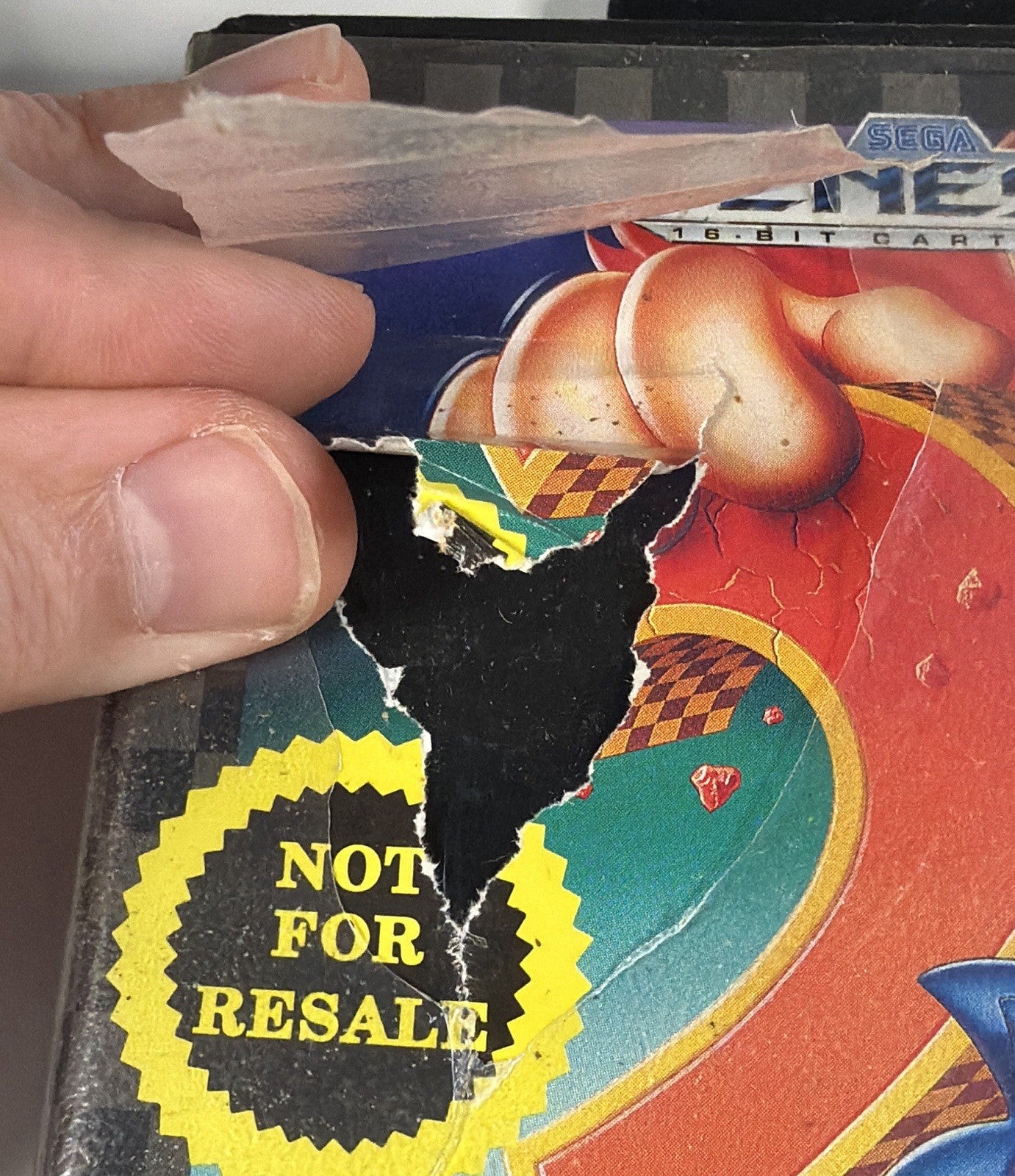 Sonic the Hedgehog 2 (Sega Genesis) Case & Cartridge, No Manual TESTED