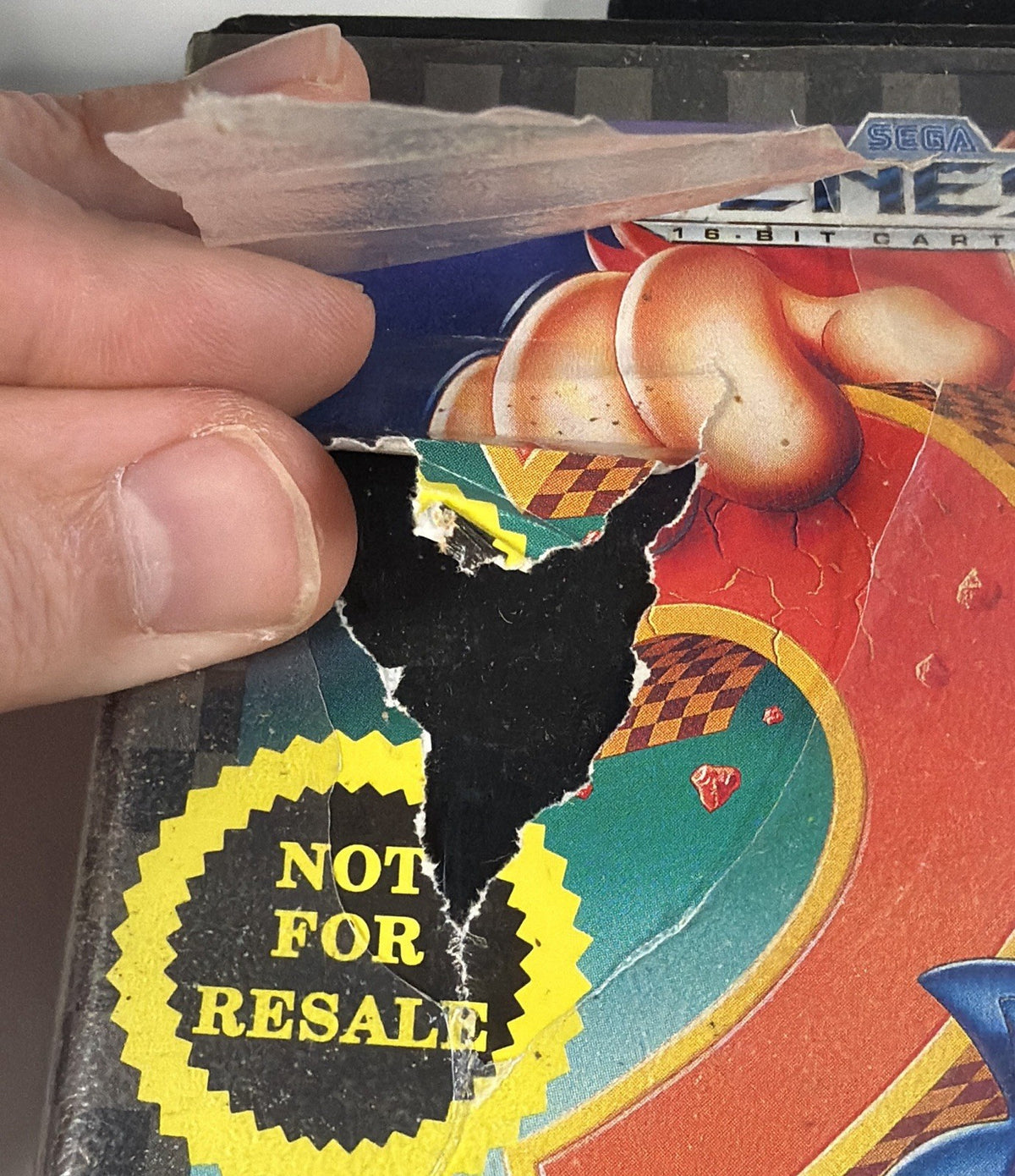 Sonic the Hedgehog 2 (Sega Genesis) Case & Cartridge, No Manual TESTED