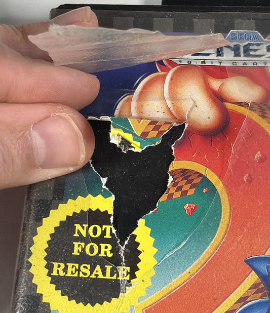 Sonic the Hedgehog 2 (Sega Genesis) Case & Cartridge, No Manual TESTED