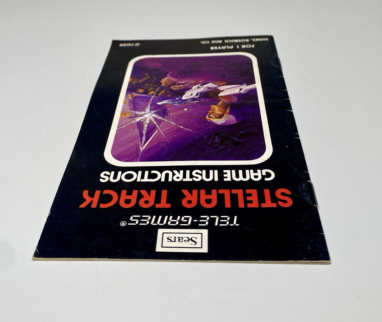 Stellar Track Atari 2600 Sears Tele-Games Manual Only