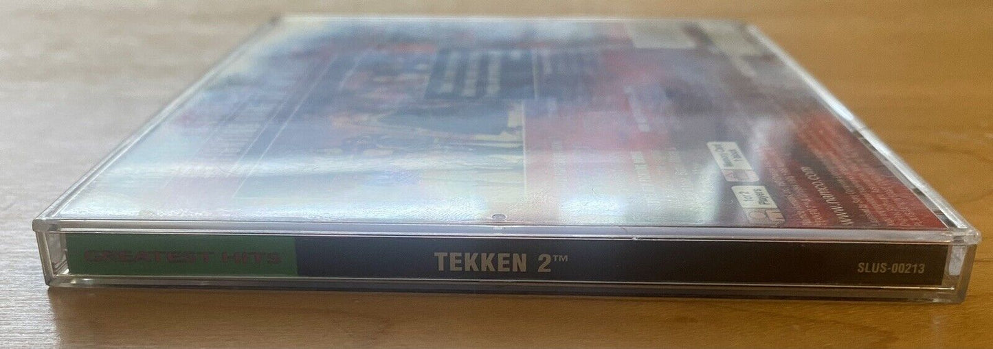 Tekken 2 (Sony PlayStation 1 PS1, 1996) CIB w/ Manual & Reg Card, Tested