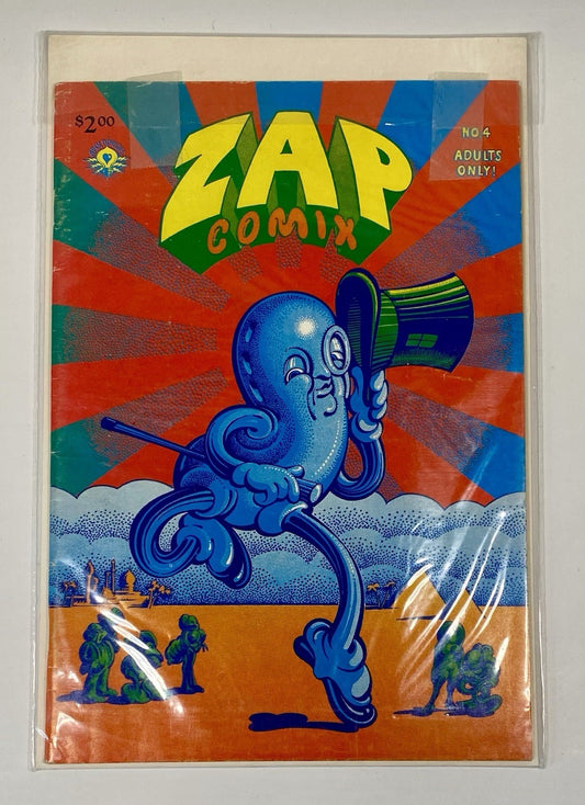 ZAP COMIX #4 (Apex 1969) 6th Print Crumb, Williams, Spain! Underground