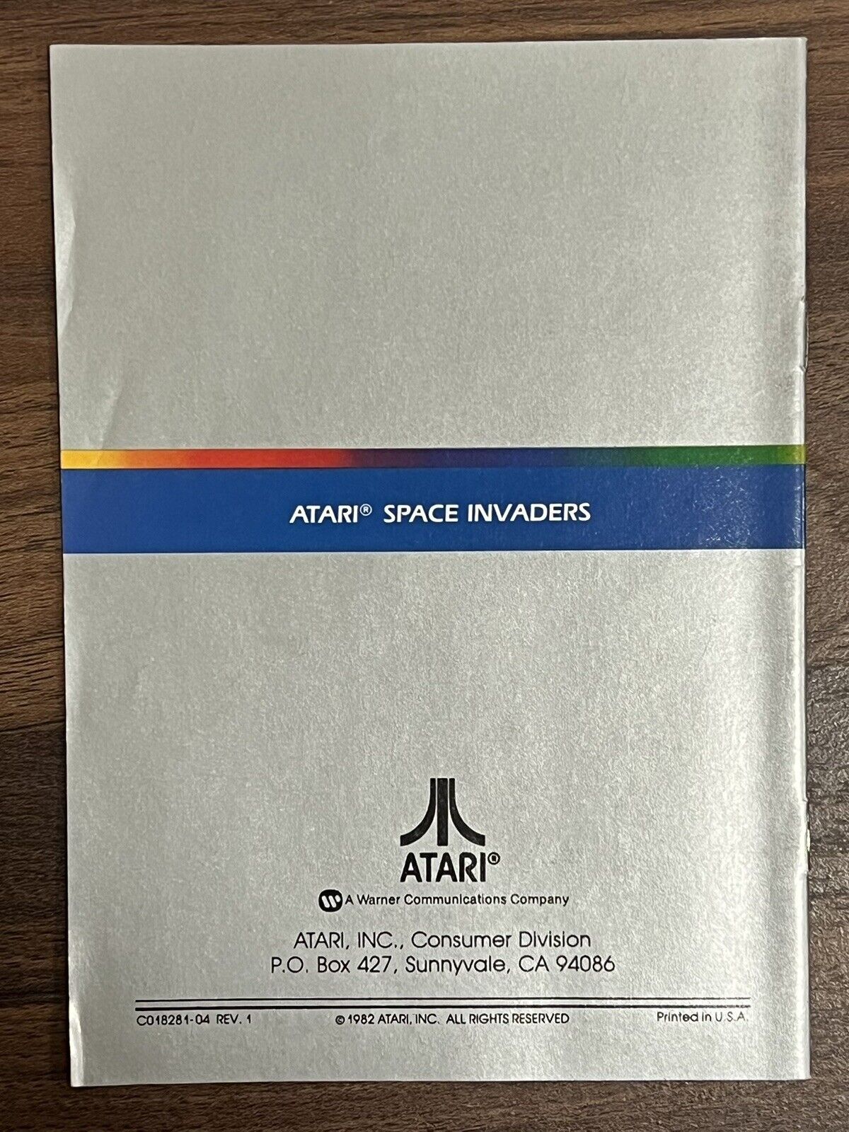 Atari 5200 Space Invaders Cartridge with Manual Tested & Works!