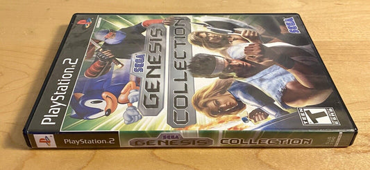 Sega Genesis Collection (Sony PlayStation 2 PS2, 2006) CIB W/ Manual, Tested