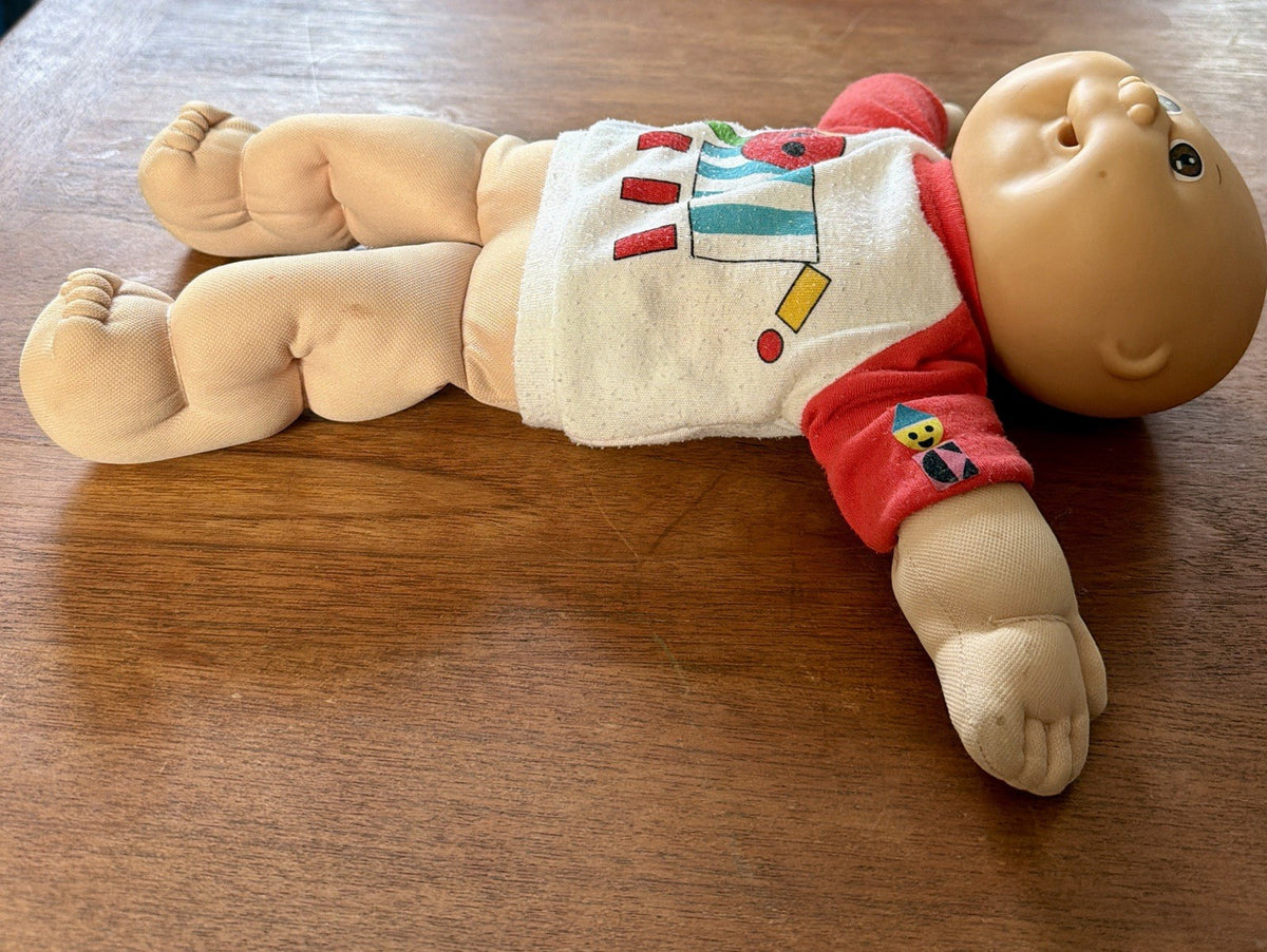 Cabbage Patch Doll 1978 1982 Xavier Roberts Brown Eyes Shirt