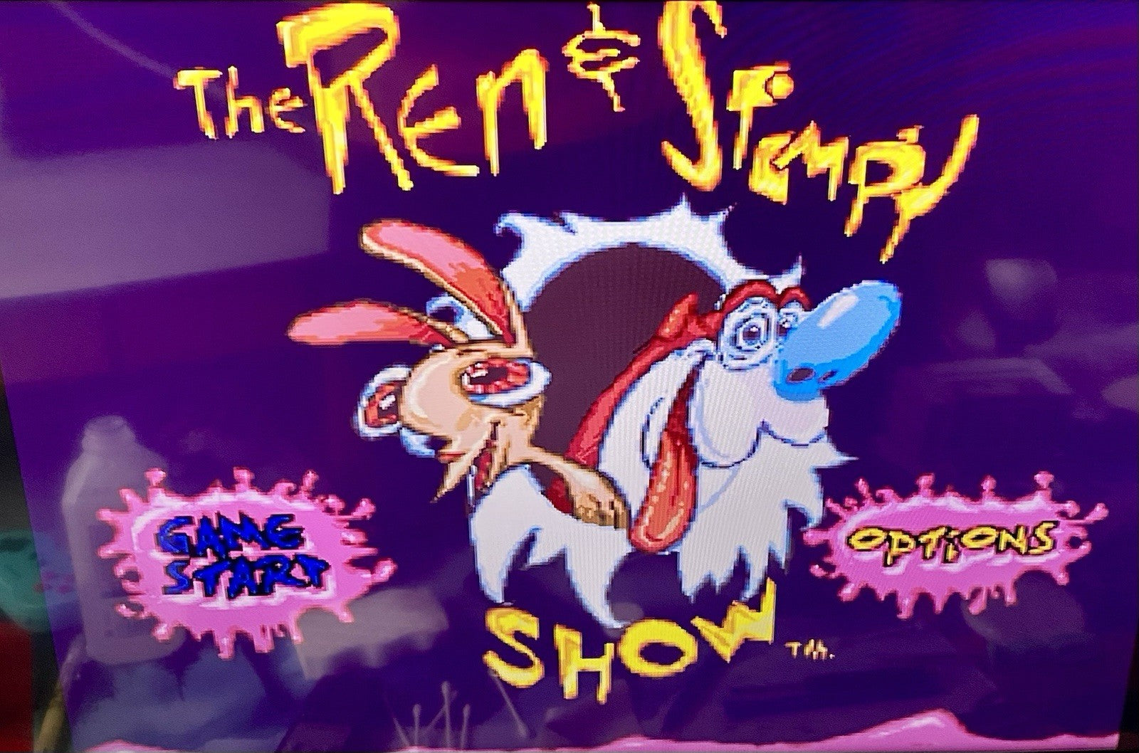 The Ren & Stimpy Show: Time Warp (Super Nintendo SNES, 1994) Tested Working