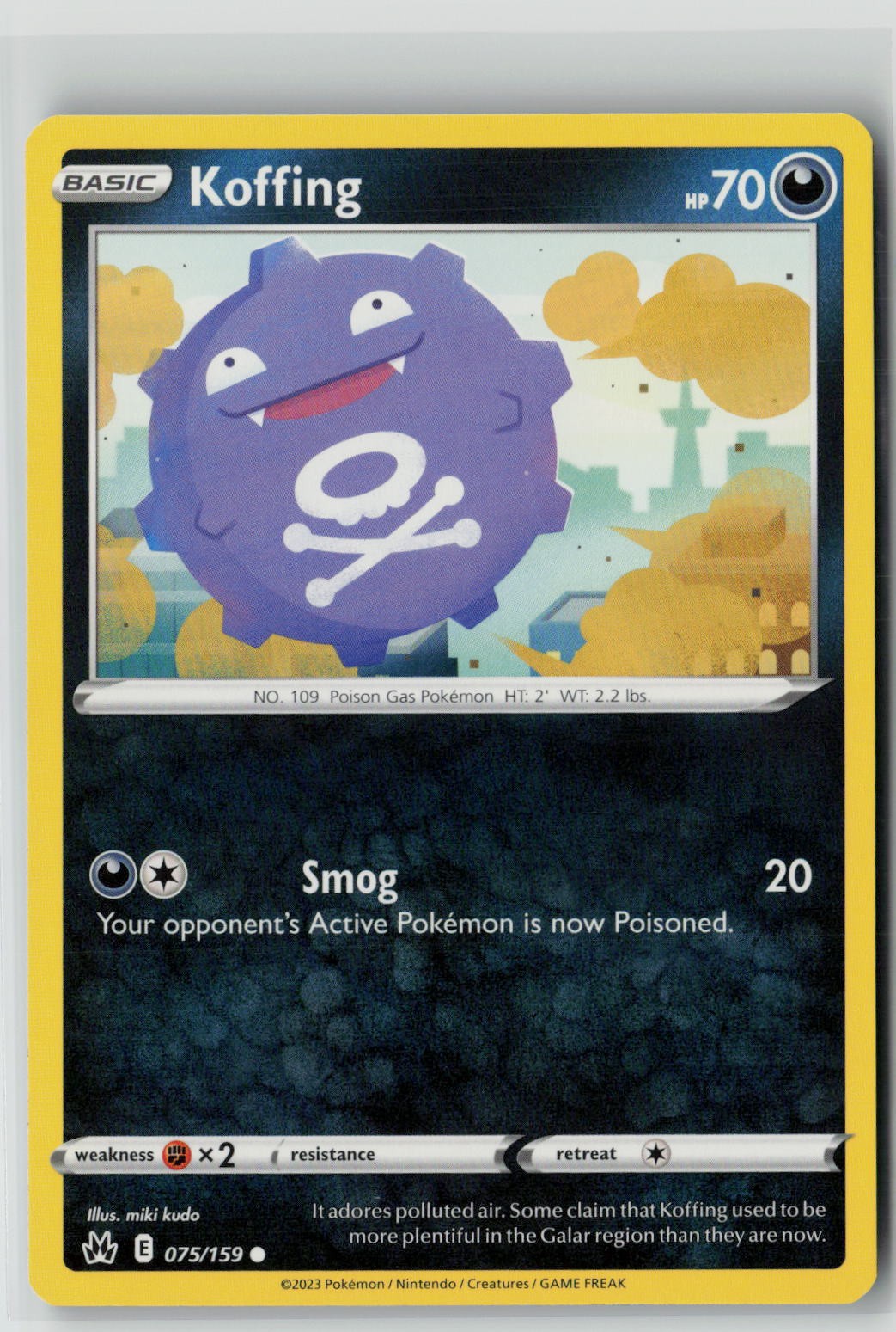 Koffing (SWSH: Crown Zenith 075/159) NM