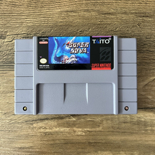 Super Nova (Super Nintendo SNES, 1993) Authentic - TESTED & Working !