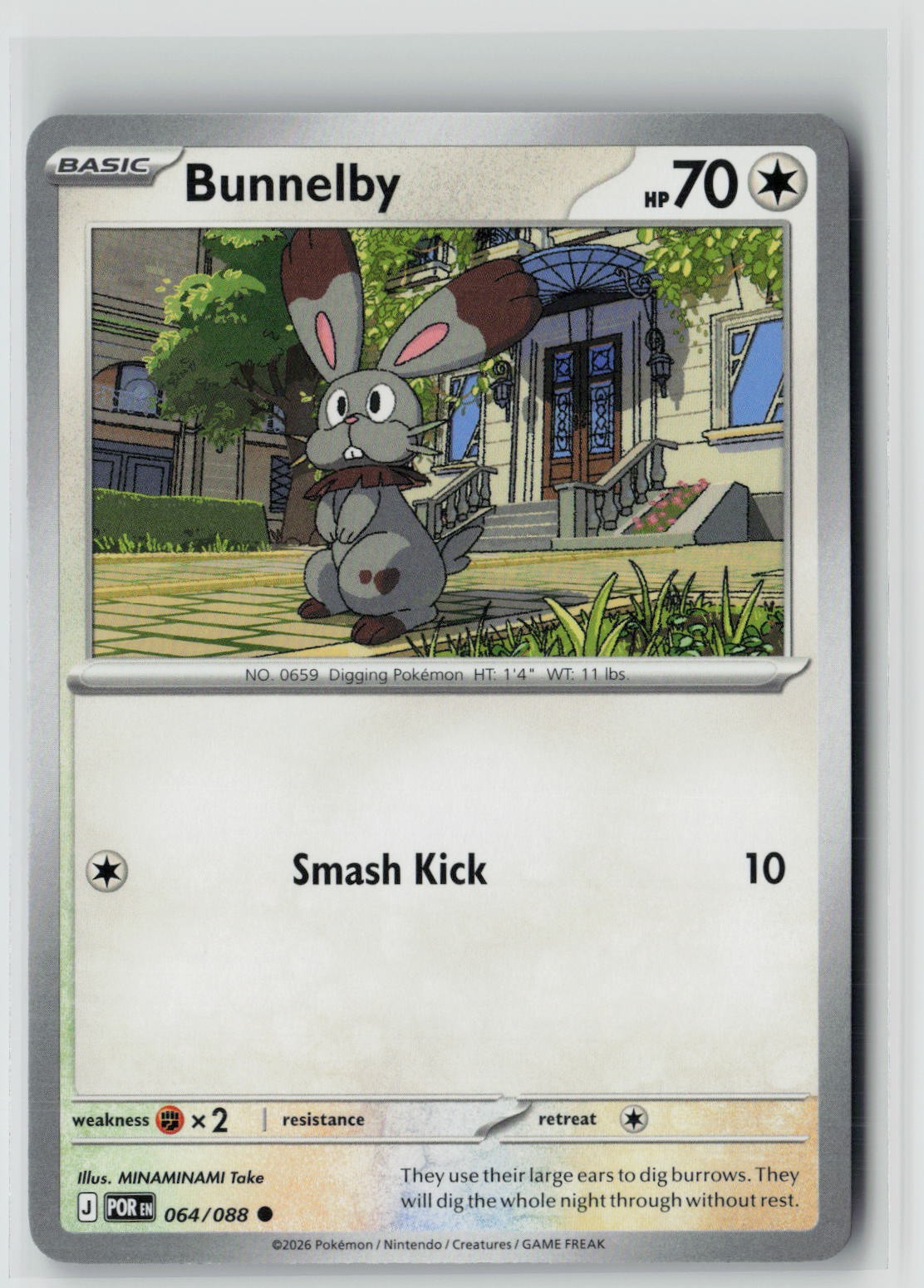 Bunnelby (Perfect Order 064/088) NM