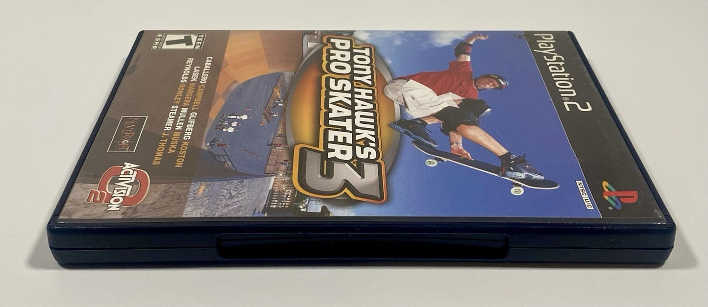 Tony Hawk's Pro Skater 3 (Sony PlayStation 2, 2002) CIB w/ Manual & Reg, Tested