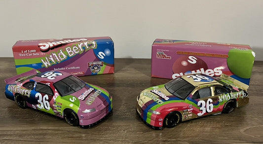 NASCAR Skittles Wild Berry 2 Car Set 1:24 Scale