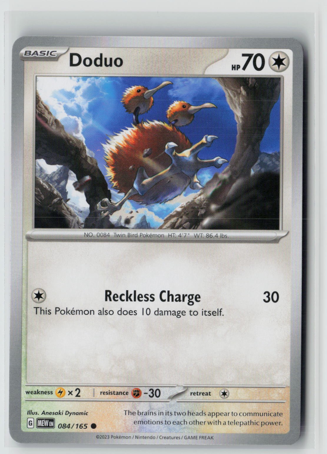 Doduo (SV: Scarlet & Violet 151 084/165) NM