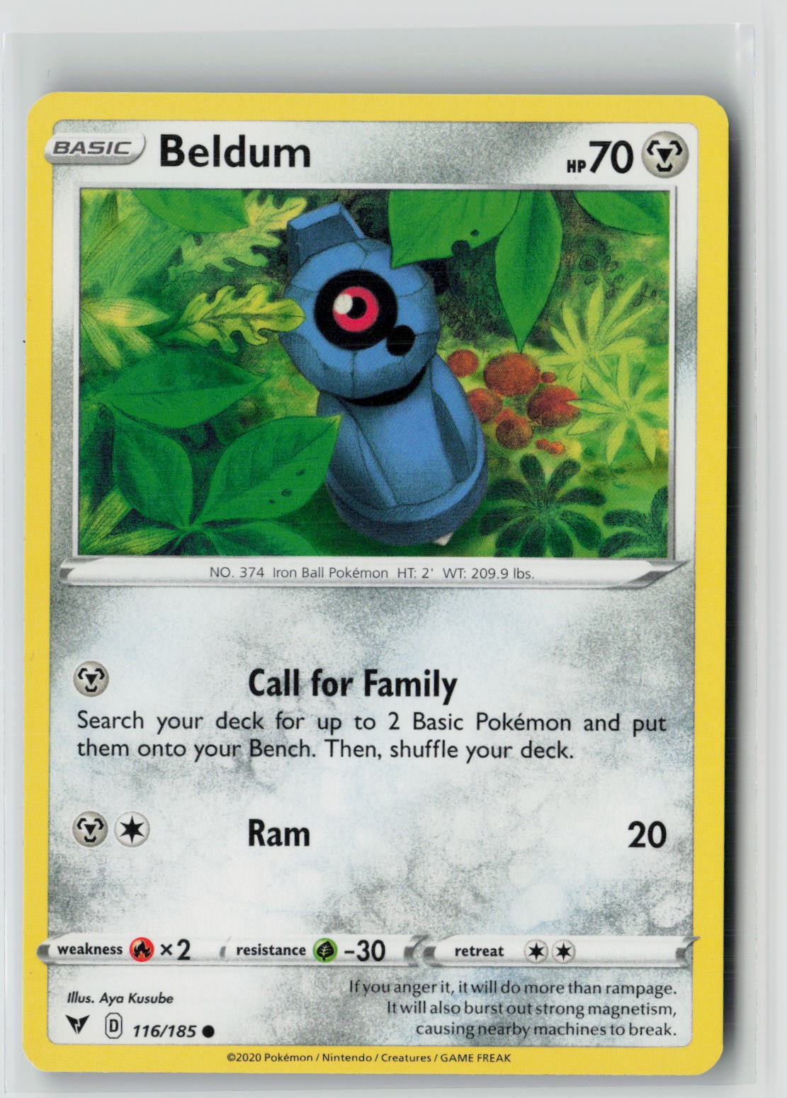 Beldum (SWSH04: Vivid Voltage 116/185) NM