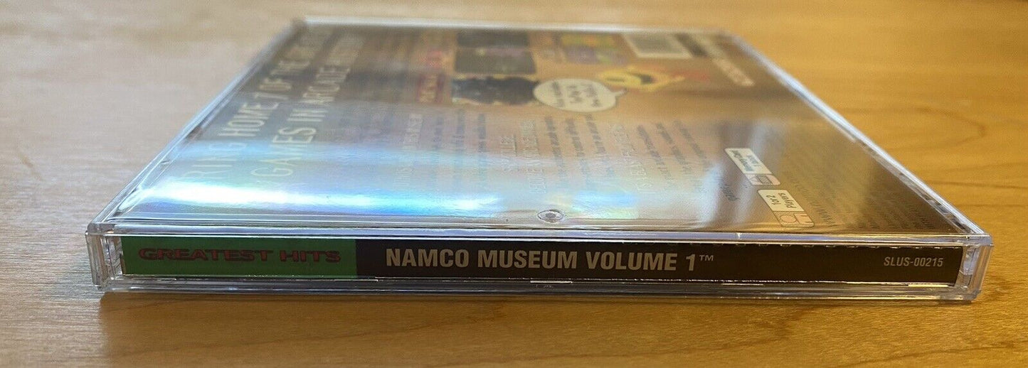 Namco Museum Vol. 1 (PlayStation 1 PS1, 1995) CIB W/ Manual & Reg Card, Tested