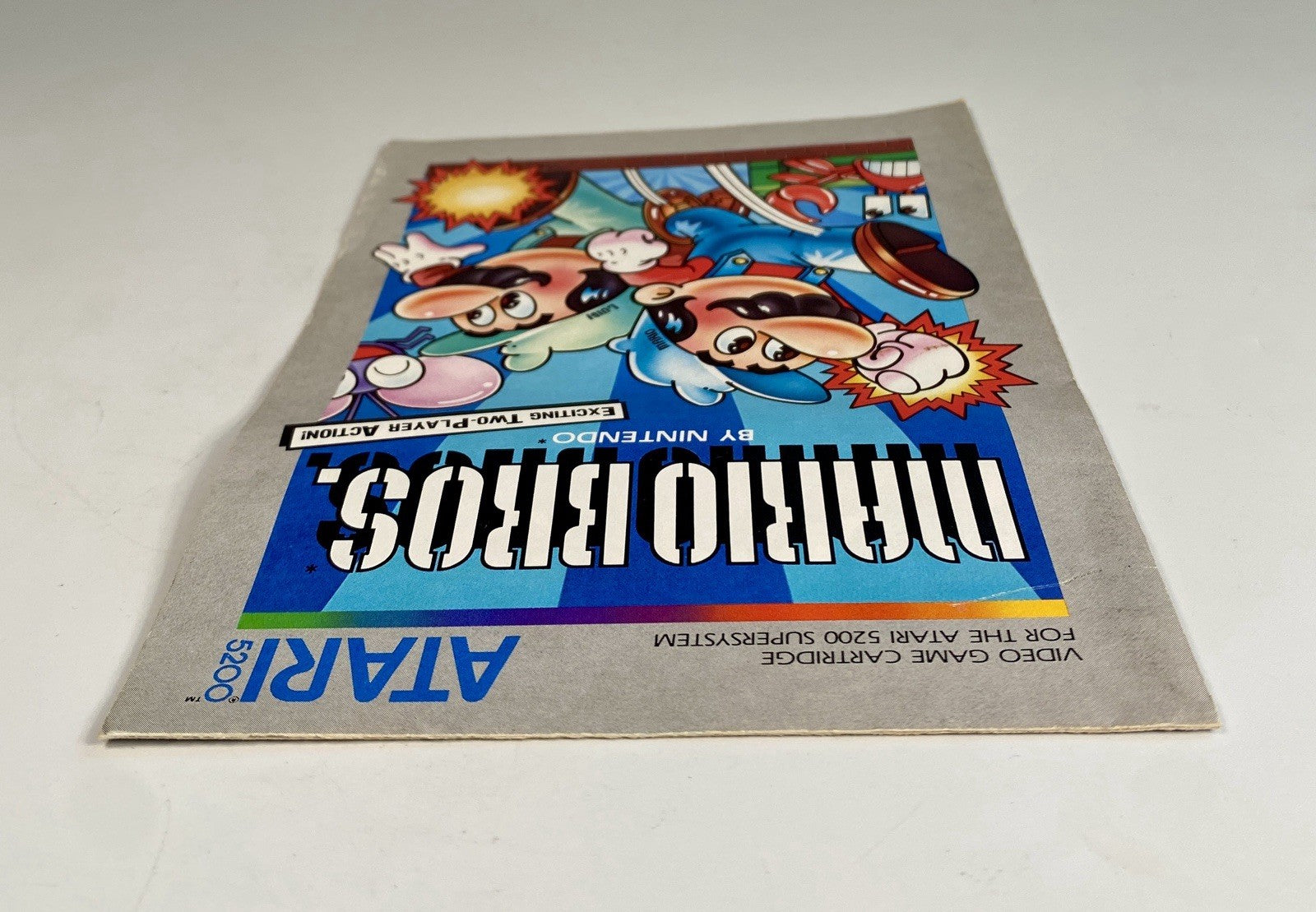 Mario Bros. (Atari 5200, 1983) Nintendo Cartridge And Manual, Tested & Works!