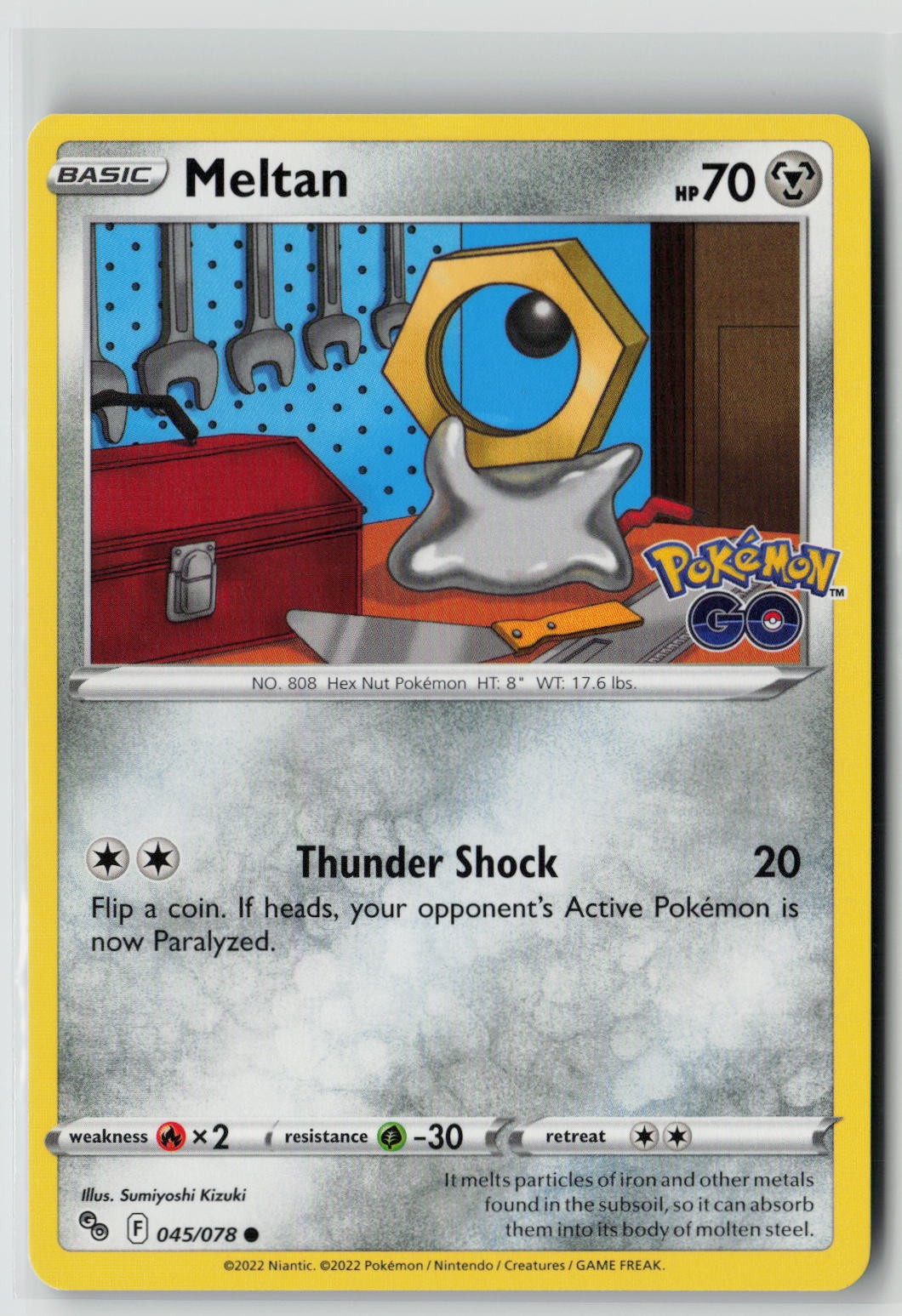 Meltan (Pokemon GO 045/078) NM