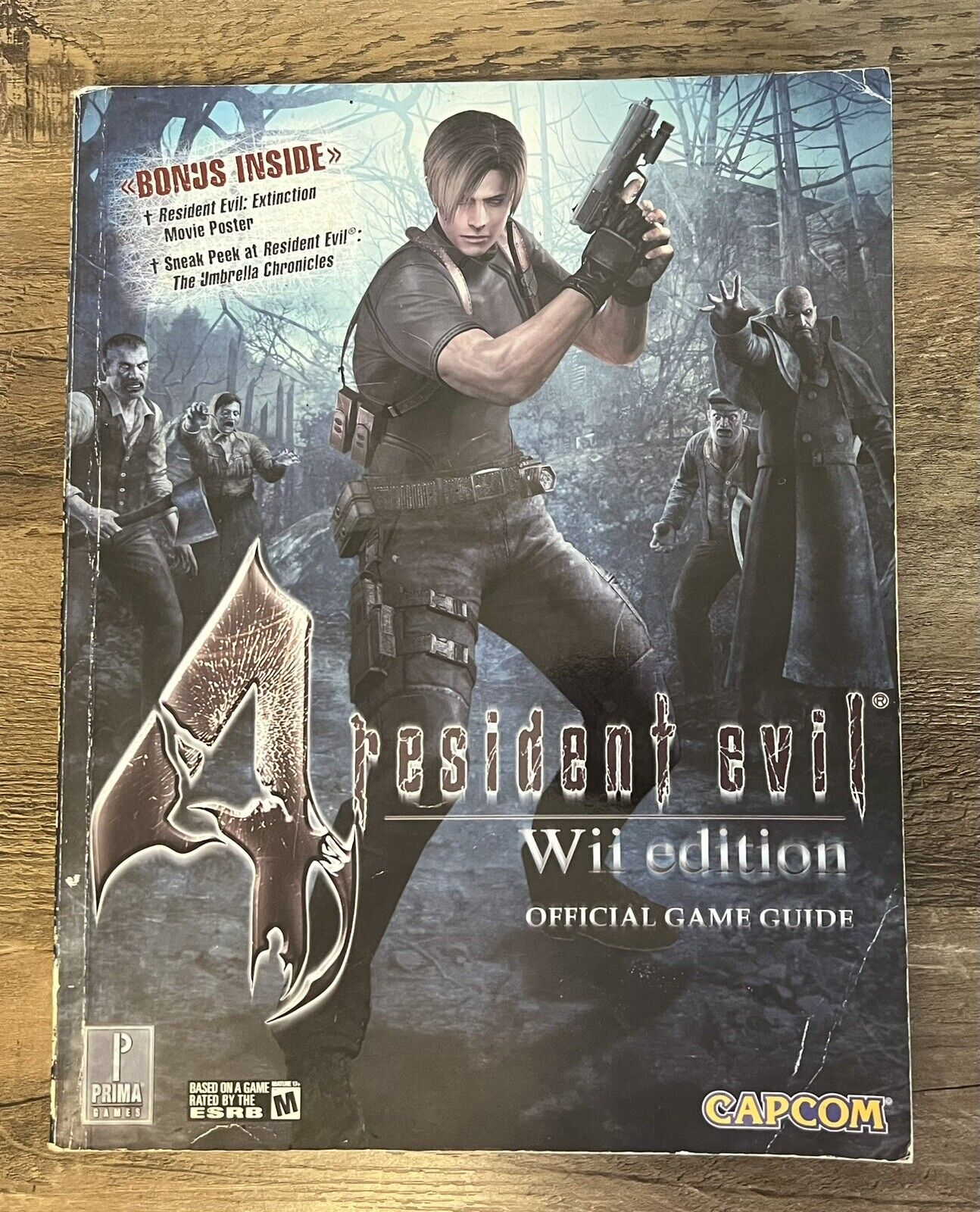 Resident Evil 4 Wii Edition Prima Official Strategy Guide Capcom No Poster