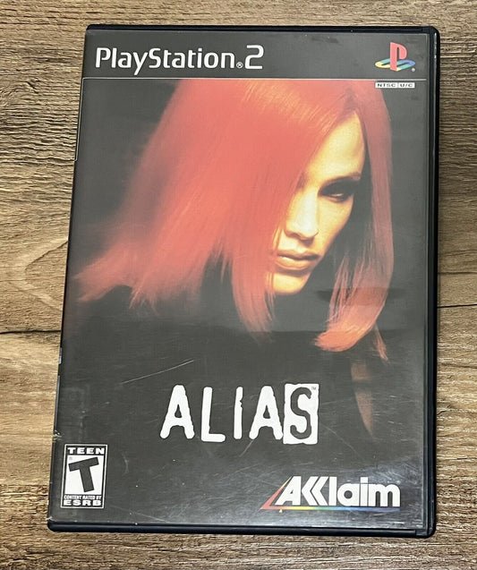 Alias (Sony PlayStation 2 PS2, 2004) Complete W/ Manual Registration Card