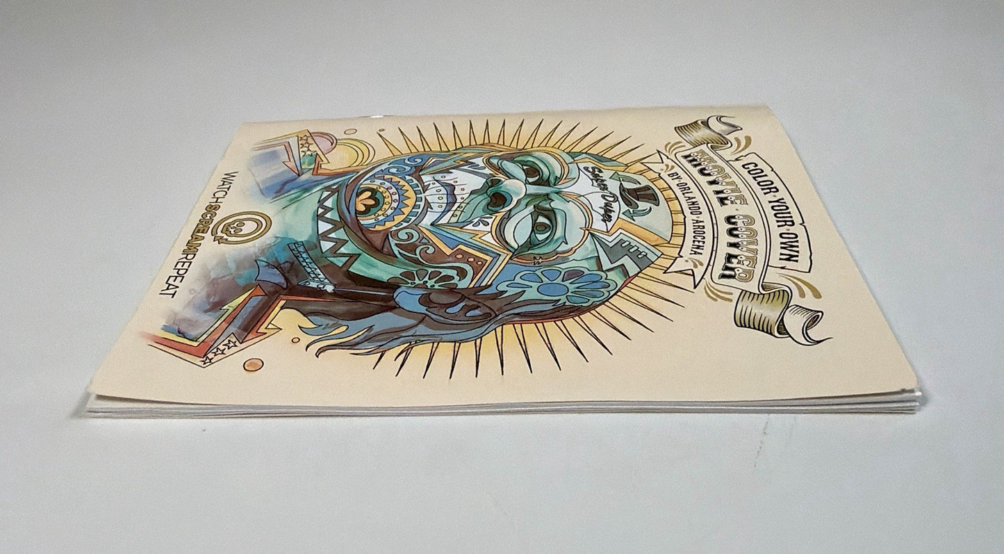 Color Your Own Movie Cover Walmart Exclusive Coloring Booklet by Orlando Arocena