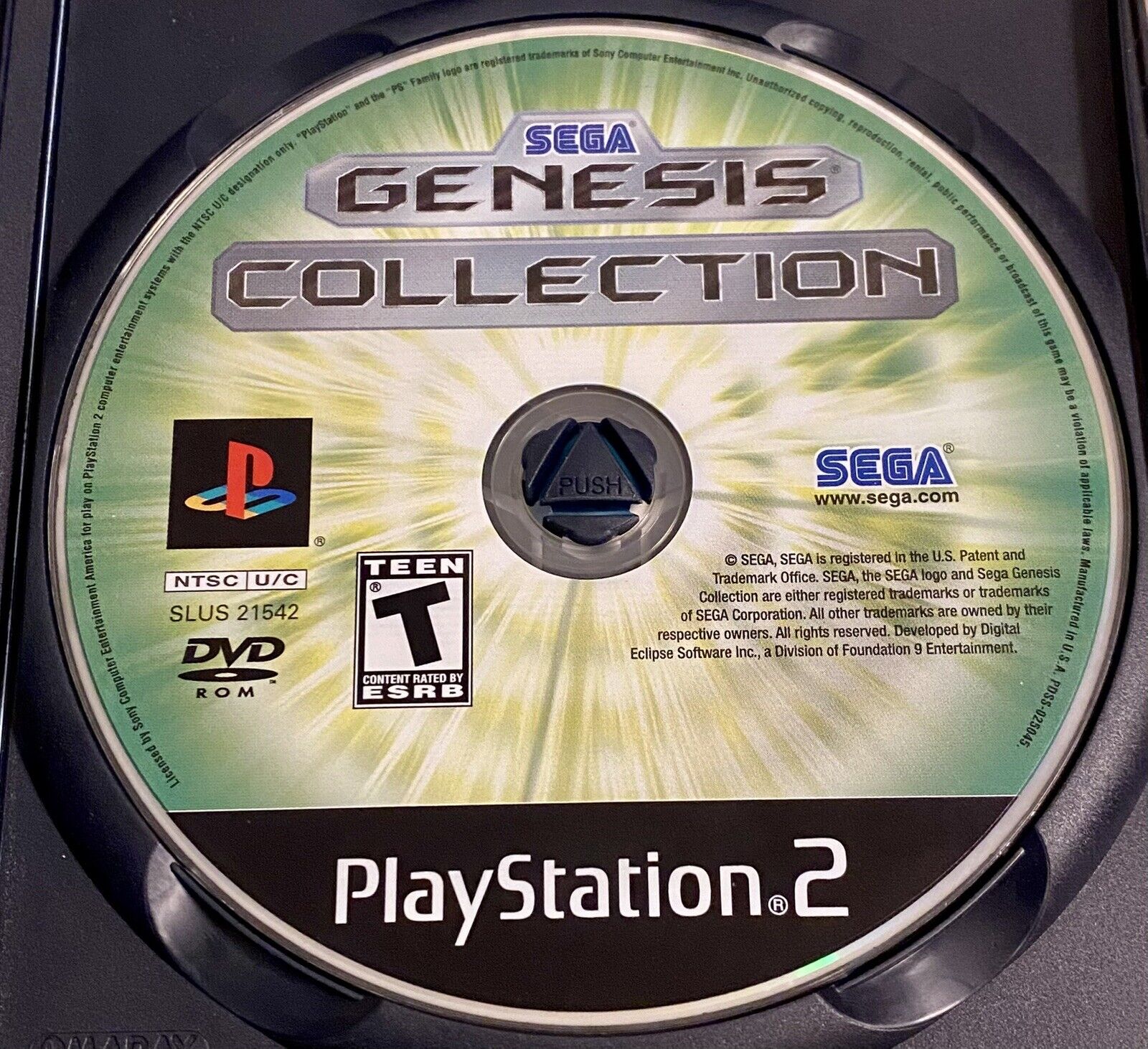 Sega Genesis Collection (Sony PlayStation 2 PS2, 2006) CIB W/ Manual, Tested