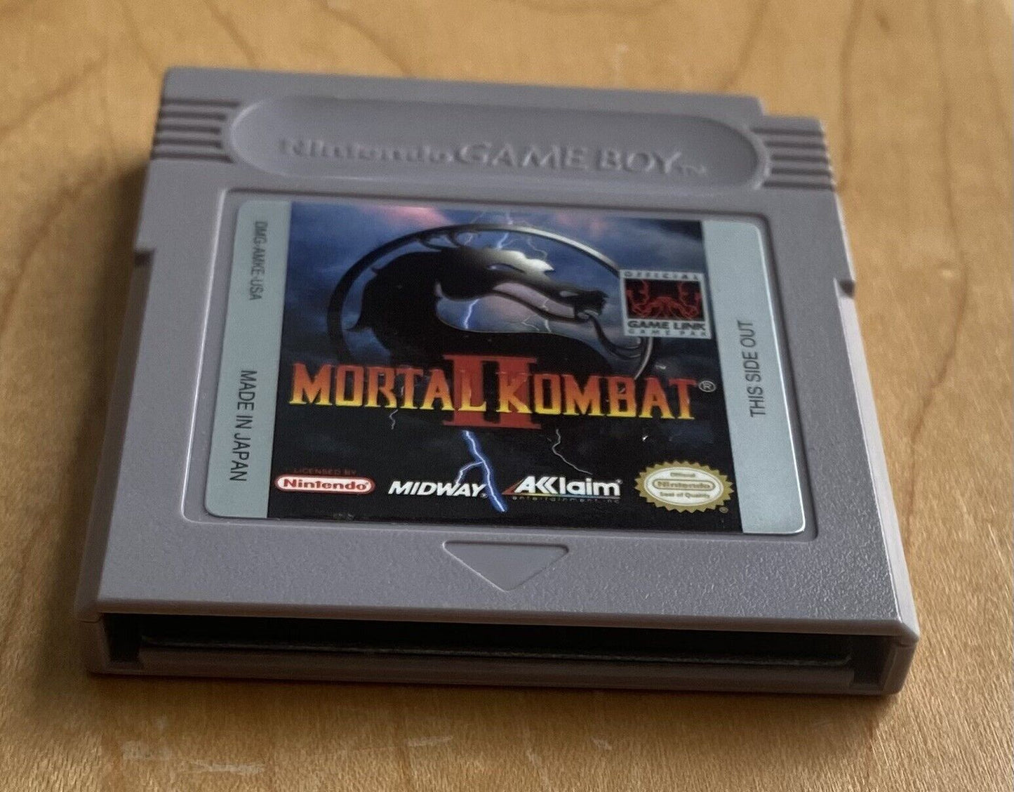 Mortal Kombat II (Nintendo Game Boy, 1994) Authentic & Tested, Great Condition!