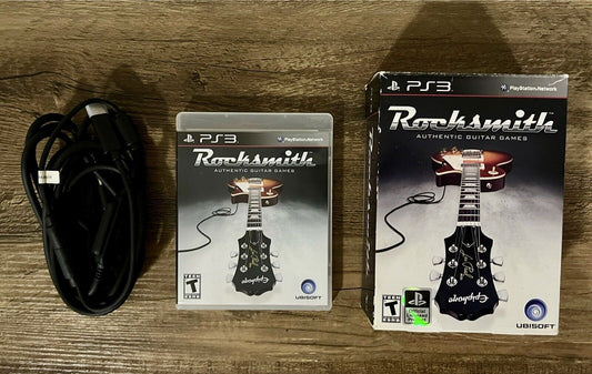 Rocksmith PlayStation 3 PS3 w/ Cable Tested & Works!