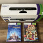 Microsoft Xbox 360 Genuine Kinect Sensor In Box w/ 2 Games Tested & Works!