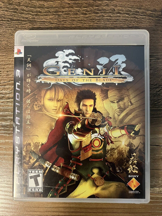 Genji: Days of the Blade (Sony PlayStation 3, 2006) w/ Manual