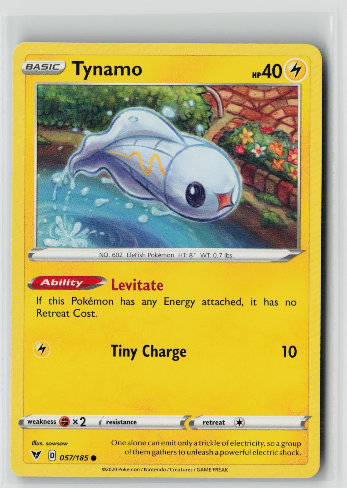 Tynamo (SWSH04: Vivid Voltage 057/185) NM