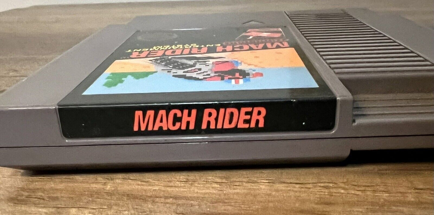 MACH RIDER - Nintendo (Authentic) NES Game, Tested & Working (5 Screw)