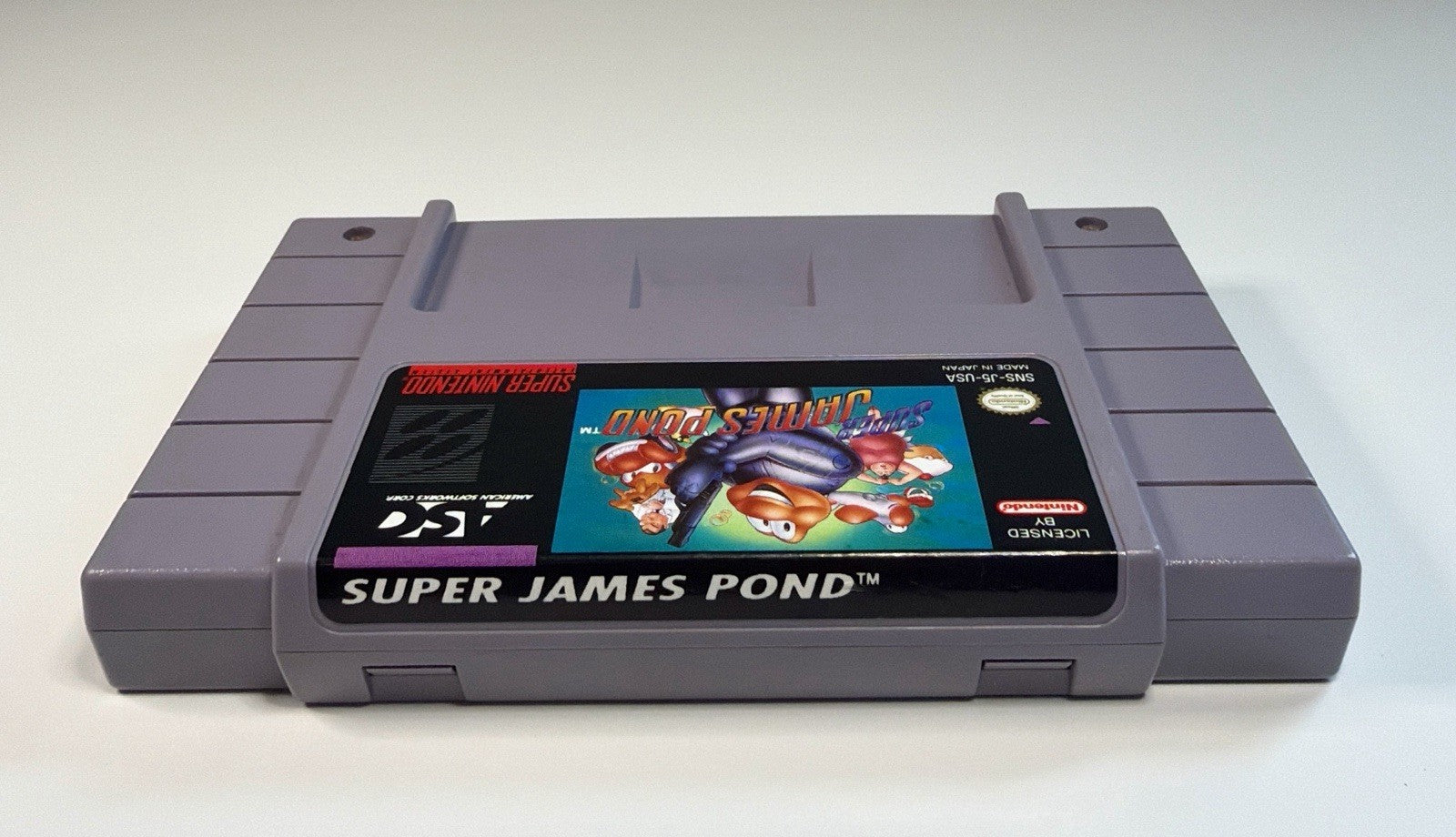 Super James Pond (Nintendo SNES) Authentic,  Tested & Working!